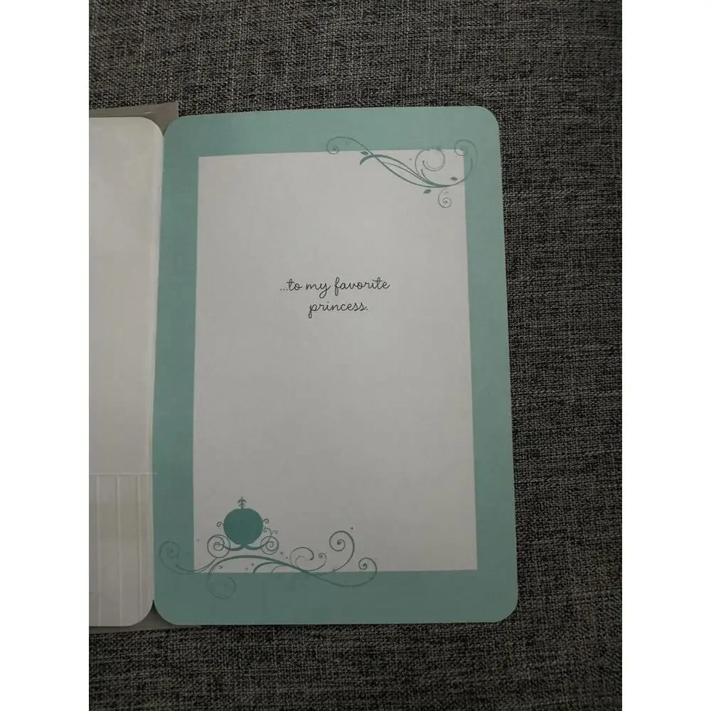 Hallmark Disney Birthday Greeting Card Cinderella Happy Birthday To My Favorite